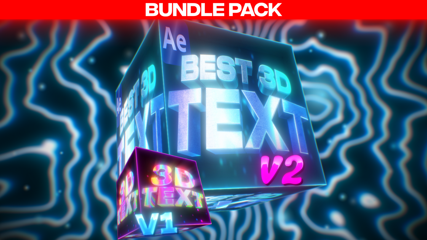 *BUNDLE* Ultimate 3D TEXT Environments Pack V1 + V2